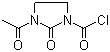 structure of CAS# 41730-71-6, 3-Acetyl-1-chlorocarbonyl-2-imidazolidone