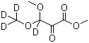 CAS 登录号：41744-89-2, 3-甲氧基-3-(甲氧基-d3)-2-氧代-3-d-丙酸甲酯