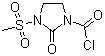 structure of CAS# 41762-76-9, 3-Chlorocarbonyl-1-methanesulfonyl-2-imidazolidinone
