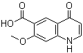 structure of CAS# 417721-34-7, 1,4-Dihydro-7-methoxy-4-oxo-6-quinolinecarboxylic acid