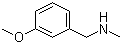 structure of CAS# 41789-95-1, 3-Methoxy-N-methylbenzylamine