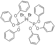 CAS 登录号：41871-81-2, (SP-4-2)-二溴二(三苯基亚磷酸酯)铂