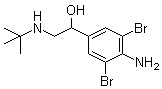 CAS # 41937-02-4, Brombuterol, Bromobuterol, 1-(4-Amino-3,5-dibromophenyl)-2-(tert-butylamino)ethanol