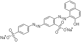 structure of CAS# 4196-99-0, Acid Red 66