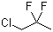 structure of CAS# 420-99-5, 1-Chloro-2,2-difluoropropane