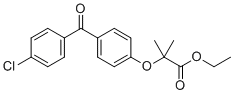 structure of CAS# 42019-08-9, Fenofibrate EP Impurity E