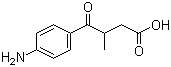 structure of CAS# 42075-29-6, 4-(4-Aminophenyl)-3-methyl-4-oxobutanoic acid