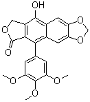 structure of CAS# 42123-27-3, 四去氢鬼臼毒素