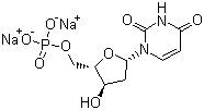 structure of CAS# 42155-08-8, 2-脱氧尿嘧啶核苷-5'-单磷酸二钠盐