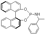 structure of CAS# 422509-53-3, (11bS)-N-(1-Phenylethyl)-dinaphtho[2,1-d:1',2'-f][1,3,2]dioxaphosphepin-4-amine