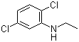 structure of CAS# 42265-81-6, 2,5-Dichloro-N-ethylbenzenamine