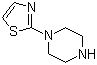 structure of CAS# 42270-37-1, 1-(2-Thiazolyl)piperazine