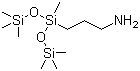 CAS # 42292-18-2, 3-Aminopropylbis(trimethylsiloxy)methylsilane, 3-(3-Aminopropyl)heptamethyltrisiloxane, 3-[1,3,3,3-Tetramethyl-1-[(trimethylsilyloxy)disiloxanyl]propylamine