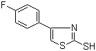 structure of CAS# 42365-73-1, 4-(4-Fluorophenyl)-1,3-thiazole-2-thiol