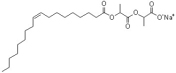 CAS # 42415-80-5, (Z)-9-Octadecenoic acid 2-(1-carboxyethoxy)-1-methyl-2-oxoethyl ester sodium salt