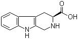 structure of CAS# 42438-90-4, L-1,2,3,4-四氢正哈尔满碱-3-羧酸