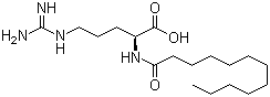 structure of CAS# 42492-22-8, N-Lauroyl-L-arginine