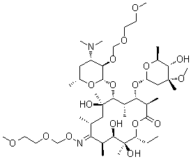 CAS # 425365-66-8, (9E)-2'-O-[(2-Methoxyethoxy)methyl]erythromycin 9-[O-[(2-methoxyethoxy)methyl]oxime]