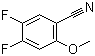 structure of CAS# 425702-28-9, 4,5-二氟-2-甲氧基苯甲腈
