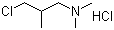 CAS # 4261-67-0, 3-Dimethylamino-2-methylpropyl chloride hydrochloride, 3-Chloro-N,N,2-trimethylpropylamine hydrochloride