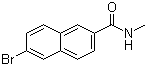 structure of CAS# 426219-35-4, 6-溴-N-甲基-2-萘甲酰胺