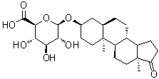 CAS # 4271-00-5, Epiandrosterone glucuronide, (3beta,5alpha)-17-Oxoandrostan-3-yl beta-D-glucopyranosiduronic acid
