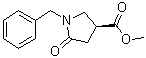 structure of CAS# 428518-44-9, (3S)-5-Oxo-1-(phenylmethyl)-3-pyrrolidinecarboxylic acid methyl ester