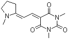 CAS 登录号：428519-09-9, 1,3-二甲基-5-[2-(1-甲基吡咯烷-2-亚基)乙亚基]嘧啶-2,4,6-三酮