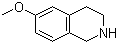 structure of CAS# 42923-77-3, 6-甲氧基-1,2,3,4-四氢异喹啉