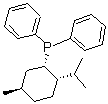 structure of CAS# 43077-29-8, (S)-Neomenthyldiphenylphosphine