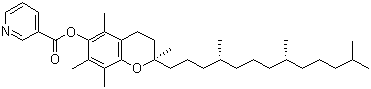 structure of CAS# 43119-47-7, Vitamin E nicotinate