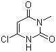 structure of CAS# 4318-56-3, 6-氯-3-甲基尿嘧啶
