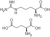 structure of CAS# 4320-30-3, L-Arginine L-glutamate