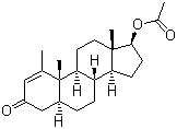 structure of CAS# 434-05-9, 美替诺龙醋酸酯