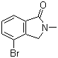 structure of CAS# 435273-55-5, 4-溴-2-甲基异吲哚啉-1-酮
