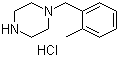 CAS # 435345-16-7, 1-[(2-Methylphenyl)methyl]piperazine hydrochloride, 1-[(2-Methylphenyl)methyl]piperazine monohydrochloride