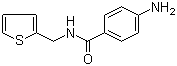 structure of CAS# 436095-49-7, 4-氨基-N-(2-噻吩基甲基)苯甲酰胺