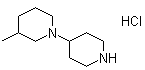 structure of CAS# 436099-89-7, 3-甲基-1,4'-联哌啶单盐酸盐