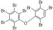 CAS # 437701-79-6, 2,2',3,3',4,4',5,6,6'-Nonabromodiphenyl ether, 1,2,3,4,5-Pentabromo-6-(2,3,4,6-tetrabromophenoxy)benzene, BDE 207, PBDE 207
