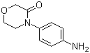 structure of CAS# 438056-69-0, 4-(4-Aminophenyl)morpholin-3-one