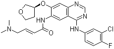 CAS # 439081-18-2, BIBW 2992, N-[4-[(3-Chloro-4-fluorophenyl)amino]-7-[[(3S)-tetrahydro-3-furanyl]oxy]-6-quinazolinyl]-4-(dimethylamino)-2-butenamide