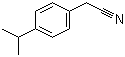 structure of CAS# 4395-87-3, 4-异丙基苯乙腈