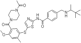 structure of CAS# 439575-02-7, BMS 509744