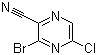 CAS # 440124-25-4, 3-Bromo-5-chloropyrazine-2-carbonitrile