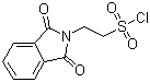 structure of CAS# 4403-36-5, 2-邻苯二甲酰亚氨基乙烷磺酰氯