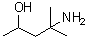 structure of CAS# 4404-98-2, 2-Amino-4-hydroxy-2-methylpentane