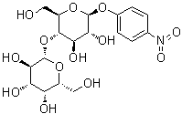 structure of CAS# 4419-94-7, 对硝基苯基 beta-D-乳糖苷