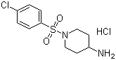 CAS 登录号：442133-57-5, 1-(4-氯苯磺酰基)哌啶-4-胺盐酸盐