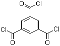 structure of CAS# 4422-95-1, 1,3,5-Benzenetricarboxylic acid chloride