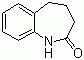structure of CAS# 4424-80-0, 1,3,4,5-Tetrahydro-2H-1-benzazepin-2-one